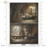 Mouse World - Interior -  Ilustracje,  świat myszek, przytulne wnętrza, bajkowe sceny, kominki, nory mysie, domki, wnętrza